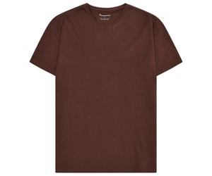 KnowledgeCotton Apparel - Agnar Basic T-Shirt - T-shirt XXL marrone