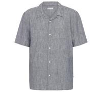 KnowledgeCotton Apparel - Box S/S Linen Shirt - Camicia S grigio