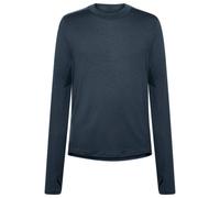 KnowledgeCotton Apparel - Cleaver Wool 175 Single L/S - Maglia merino L total eclipse