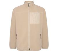 KnowledgeCotton Apparel - Everyday Adv. Nordic Light Zip FL - Giacca in pile 3XL beige