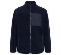 Knowledge Cotton Loose Fit Zip Fleece M - giacca in pile - uomo M Dark Blue man Vegan