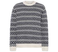KnowledgeCotton Apparel - Fair Isle Crew Neck Lambswool Knit - Pullover di lana S grigio