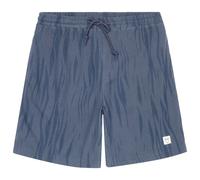 KnowledgeCotton Apparel - Fig Loose Northern Lights Bouclé - Pantaloncini S blu