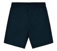 KnowledgeCotton Apparel - Fig Loose Poplin Elastic Waist String Shorts - Pantaloncini M blu/nero
