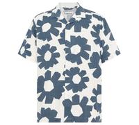 KnowledgeCotton Apparel - Linen-Mix Printed Shirt - Camicia XL bianco/grigio
