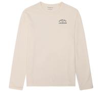 KnowledgeCotton Apparel - Long Sleeved Camping Back Print - Maglia a manica lunga S beige