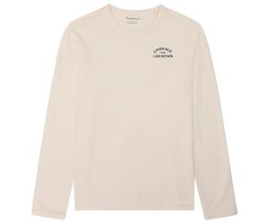 KnowledgeCotton Apparel - Long Sleeved Camping Back Print - Maglia a manica lunga XXL beige