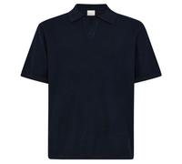KnowledgeCotton Apparel - Organic Cotton Knitted Polo - Maglia polo XXL blu/nero
