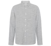 KnowledgeCotton Apparel - Organic Cotton Striped Shirt - Camicia L grigio