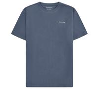 KnowledgeCotton Apparel - Regenerative Organic Cotton Back Print T-Shirt - T-shirt M blu
