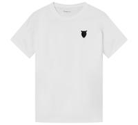 KnowledgeCotton Apparel - Regenerative Organic Cotton Chest Embroidery - T-shirt XXL bianco