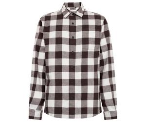 KnowledgeCotton Apparel - Regular Fit Checkered Flannel - Camicia S grigio