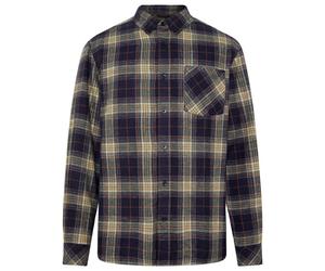 KnowledgeCotton Apparel - Regular Fit Checkered Shirt - Camicia S grigio