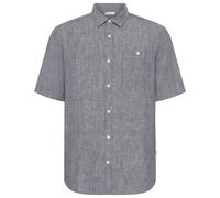 KnowledgeCotton Apparel - Regular Linen S/S Shirt - Camicia L grigio