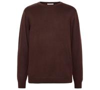 KnowledgeCotton Apparel - Regular Merino Knit Crew Neck - Pullover di lana XXL marrone