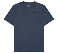KnowledgeCotton Apparel - Regular S/S Heavy Single Footprint - T-shirt M blu