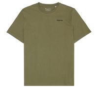 KnowledgeCotton Apparel Maglietta blu reale / marrone / giallo / oliva, Taglia S