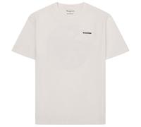 KnowledgeCotton Apparel - Regular S/S Heavy Single Jersey Scenery Back Print - T-shirt S bianco