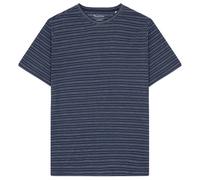 KnowledgeCotton Apparel - Regular Striped Slub Tee - T-shirt XL blu
