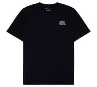 KnowledgeCotton Apparel - S/S Heavy Single Owl Emb. At Chest - T-shirt 3XL nero