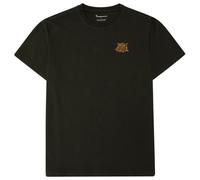KnowledgeCotton Apparel - S/S Heavy Single Owl Emb. At Chest - T-shirt XXL nero