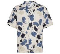 KnowledgeCotton Apparel - Water Is Life Box Fit S/S Linen - Camicia S grigio