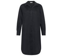 KnowledgeCotton Apparel - Women's Classic Linen Dress - Abito L nero