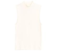 KnowledgeCotton Apparel - Women's High Neck Rib Top - Top L bianco