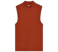 KnowledgeCotton Apparel - Women's High Neck Rib Top - Top S rosso