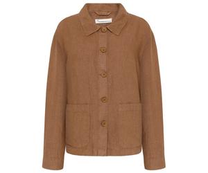 KnowledgeCotton Apparel - Women's Regular Linen Overshirt - Giacca tempo libero L marrone