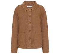 KnowledgeCotton Apparel - Women's Regular Linen Overshirt - Giacca tempo libero XL marrone