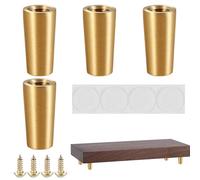Knowlife Gambe Per Scrivania,4 Pezzi Gambe Sostitutive Per Divano | Piedi Mobili Resistenti Per Comodino Credenza Divano Sedia Cucina Letto Comò Scrivania