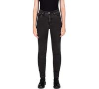 Knox Colton Jeans da moto da donna, Lavaggio nero, Taglia M corto