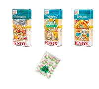 KNOX Coni di incenso di Natale - Set di 3 biscotti - Profumi: stelle di cannella, cipple alla vaniglia e torte al pepe - Quantità: 72 pezzi - Made in Germany