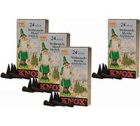 KNOX - Coni di incenso - Made in Germany (confezione da 4 pezzi