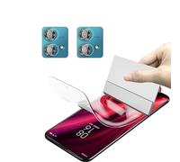 KNOXS 1 Pezzi Morbido Pellicola Protettiva per Motorola Edge 40 Neo, 2 Pezzi Fotocamera Vetro Pellicola, Copertura Totale Alta Sensibilità Protezione Schermo HD Anti Graffio Pellicola