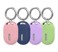 KNOXS Cover Compatibile con Xiaomi Tag, Silicone Cover 4 Pezzi Portachiavi Custodia Anti-Graffio Leggeri Multifunzionale