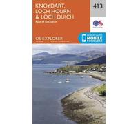 Knoydart, Loch Hourn and Loch Duich (Map) OS Explorer Map