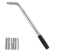 Knpwer Chiave Telescopica per Dadi Ruota,Chiave per Ruote Telescopica con Impugnatura Antiscivolo per Auto, Furgone,Moto (17/19/21/23 mm)