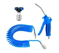 Knpwer Pistola ad aria compressa con 5 metri, strumento per la pulizia del rinculo, resistente, per camion, auto