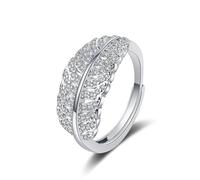 KnSam Anello da sposa in oro bianco 750 18 carati, per coppia di anelli di diamanti con laboratorio, diamante creato Au750, in argento, 61 (19,4)