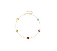 KnSam Collana da donna con ciondolo, in argento sterling 925, con ciondolo a forma di citrino, giadeite, topazio, peridoto, collana da donna, idea regalo classica, ovale, colorato, in argento Sterling