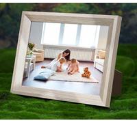 KnSam Cornice portafoto 15 x 20 cm, in legno MDF, orizzontale e verticale, rettangolare, da tavolo e da parete, in legno, regalo per matrimonio, anniversario, amici