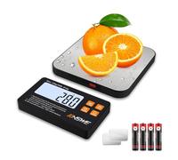 KNSWE Bilancia da Cucina Divisa 15kg/1g Bilancia professionale per alimenti Collegata con display LCD separato Bilancia Alimenti con 7 unità Funzione tara Adatto a Casa cibo pasticceria