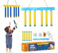 Knubbuf Catching Sticks Game Reaction Training Toy, Falling Sticks Catching Game, Drop It Catch It Win It Game, 3 Falling Speeds Adjustable, Hand Eye Coordination Training (D Set)