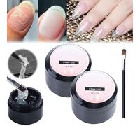 Knubbuf Nail Repair Protection Gel, Kit per Unghie Rotte o Spaccate, Facile da Applicare, Alto Lucido, Durata Lunga, Adatto a Diversi Tipi di Unghie