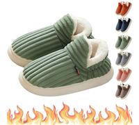 Knubbuf PLUFFI - Pluffi The Cozy & Stylish Slipper, Pluffi Comfy Slippers, Cozy Plush Cloud Slippers Men Women (Green, Adulto, 44, Numero (range), Sistema Taglie Calzature EU, 45, Media)