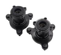 Knuckle sterzo a 3 buche da 3 buche per il braccio del bilanciere a ruota anteriore della spiaggia ATV Compatibile con bici a quattro ruote e veicoli in stile toro piccolo(flange 1 pair)