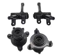 Knuckle sterzo a 3 buche da 3 buche per il braccio del bilanciere a ruota anteriore della spiaggia ATV Compatibile con bici a quattro ruote e veicoli in stile toro piccolo(2 set)