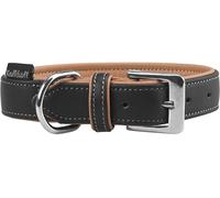 Knuffelwuff Collare per cani in vera pelle morbida Arcadia Marrone 24-30 cm, 1,8 cm (17,95 € per 1 )